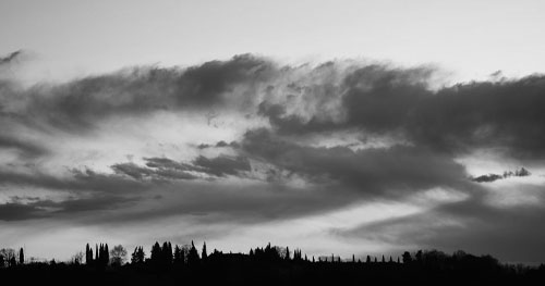clouds passing, representing men going free