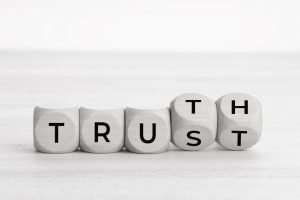 blocks trust and truth in scriptures concept